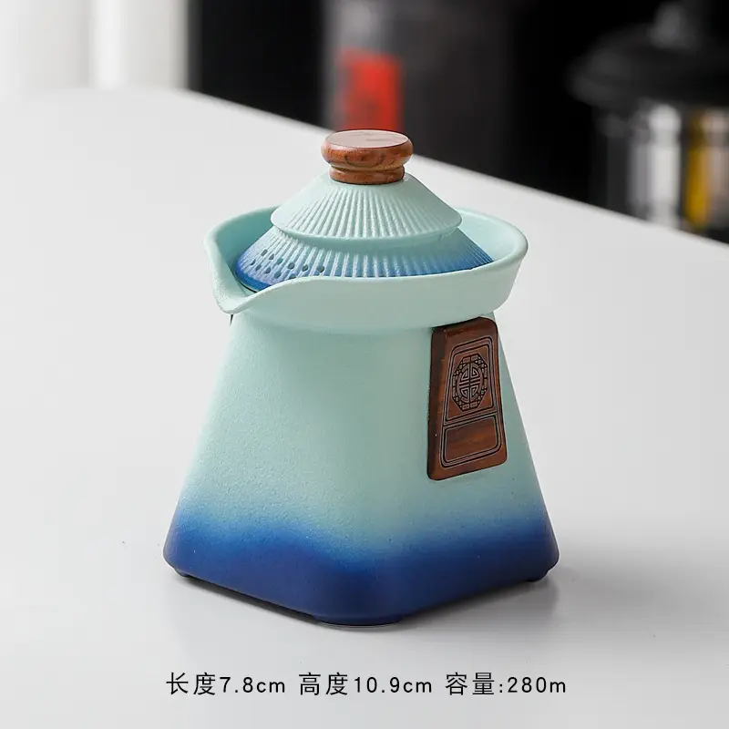 国潮故宫文创宫廷风旅行茶具小套装快客杯便携式户外商务伴手礼品 4 故宫文创宫廷风旅行茶具