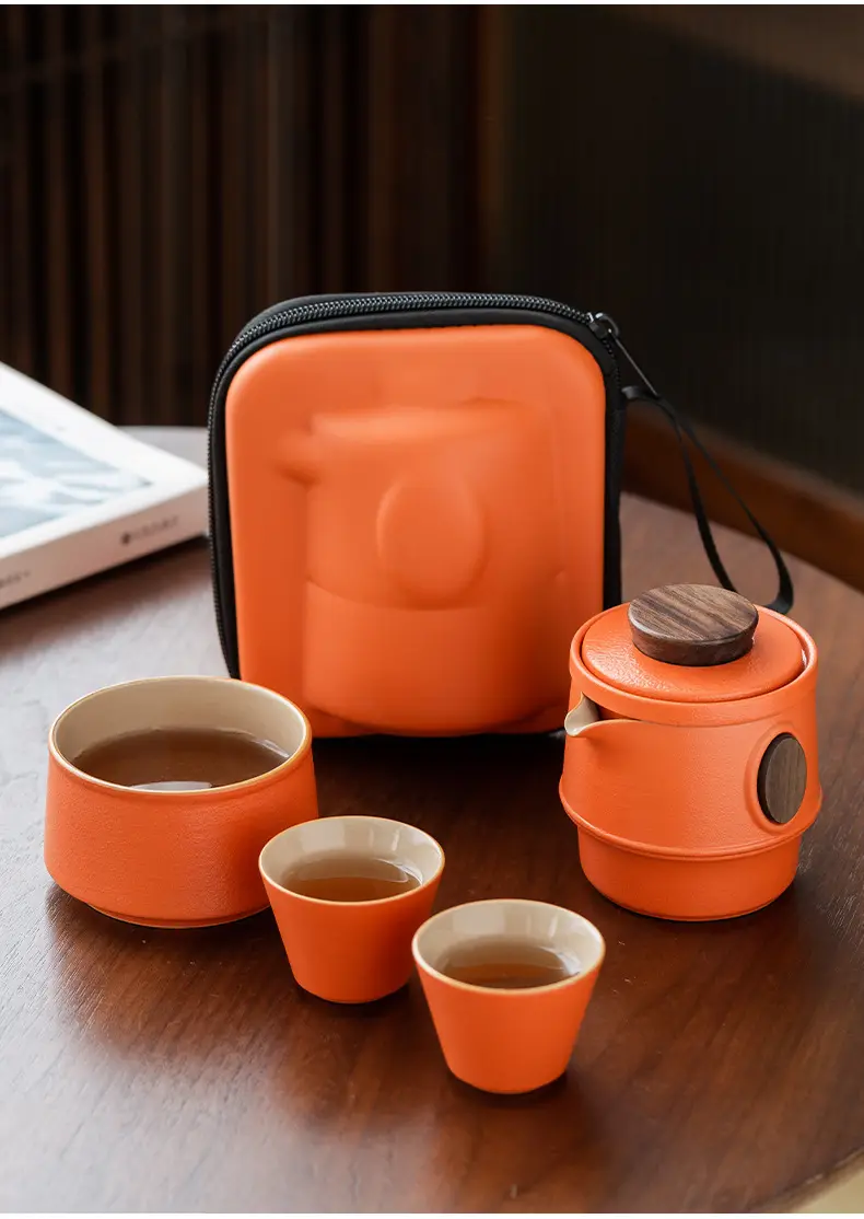知竹便携式旅行茶具