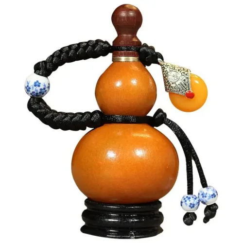 【风水开运】天然葫芦摆件 纳气葫芦 Qi Collecting Gourd - 净化负能量 Feng Shui Positive Energy Spiritual Home Decor Good Luck Charm