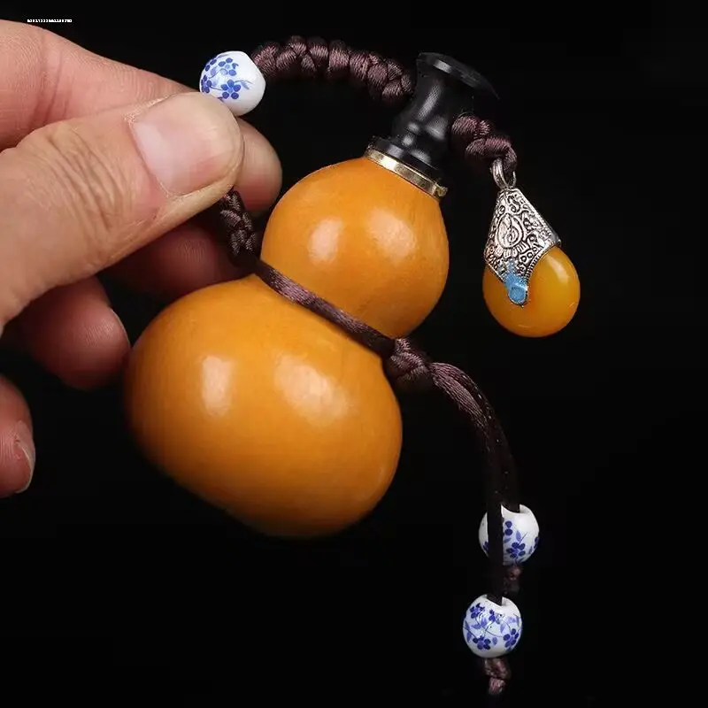 风水纳气 葫芦 Qi Collecting Gourd Feng Shui Good Luck Charm 5 【风水开运】天然葫芦摆件 纳气葫芦 Qi Collecting Gourd - 净化负能量 Feng Shui Positive Energy Spiritual Home Decor Good Luck Charm