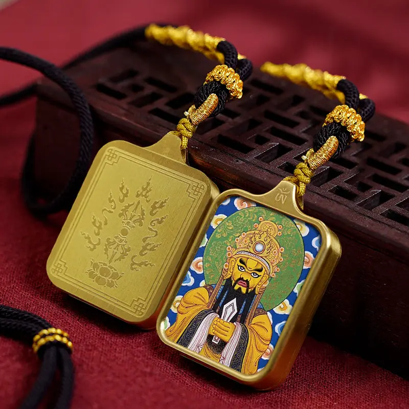 Wu Ye Tibetan Thangka Necklace: Divine Protection and Mysterious Power Combined